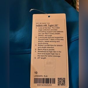 New Lululemon Instill leggings